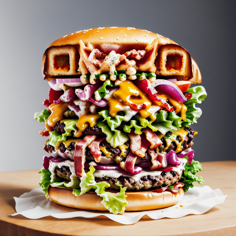 ベーコンレタスバーガー