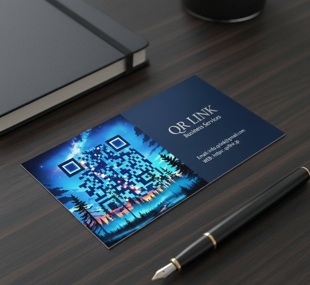 QR Link デザインQRモックアップ 2